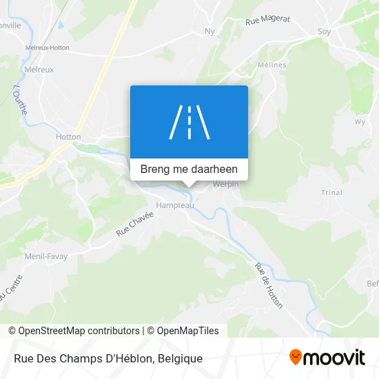 Rue Des Champs D'Héblon kaart