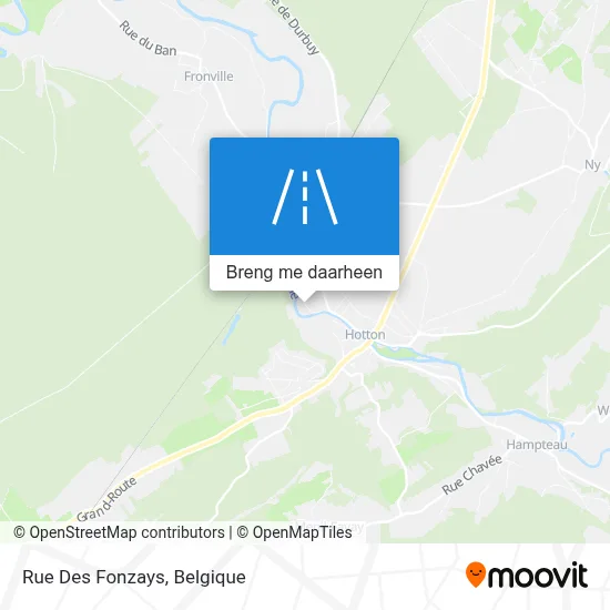 Rue Des Fonzays kaart