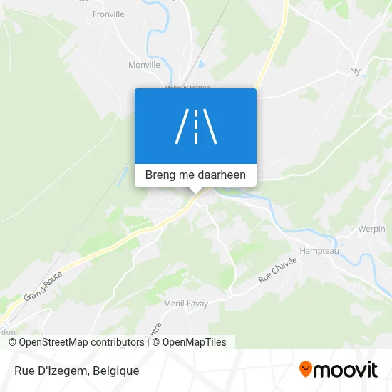 Rue D'Izegem kaart