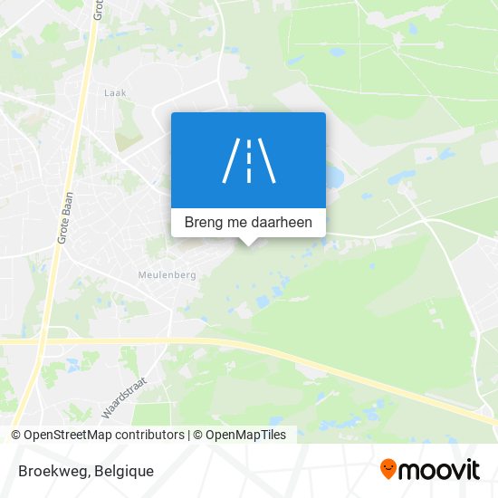 Broekweg kaart