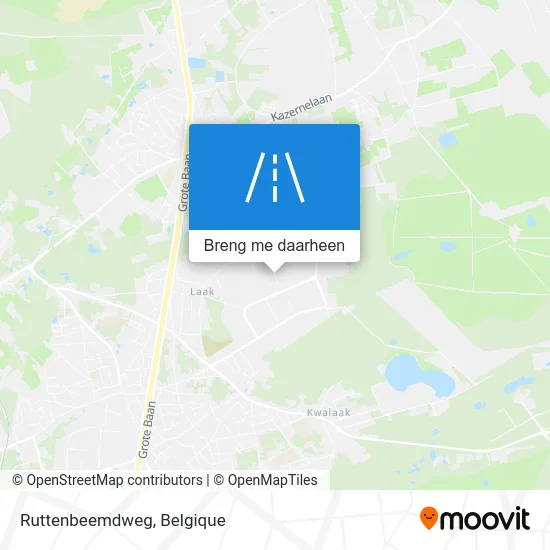 Ruttenbeemdweg kaart