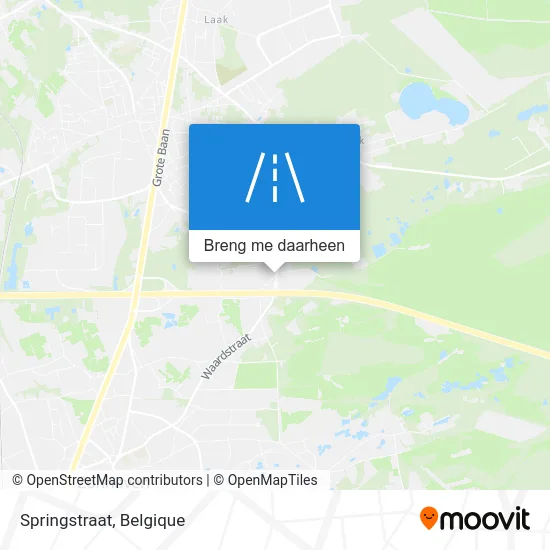 Springstraat kaart