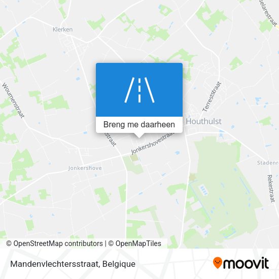 Mandenvlechtersstraat kaart