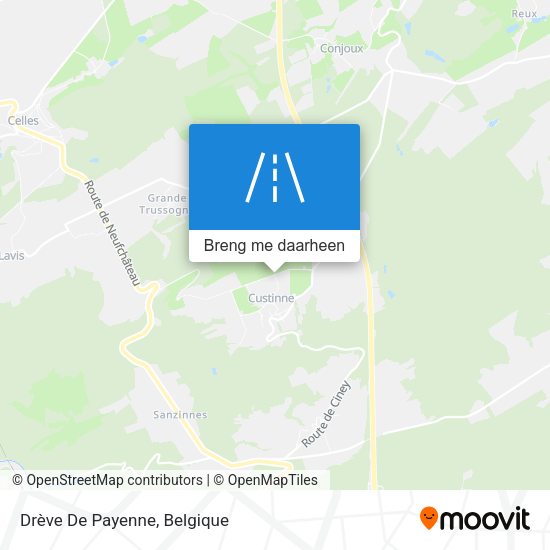 Drève De Payenne kaart