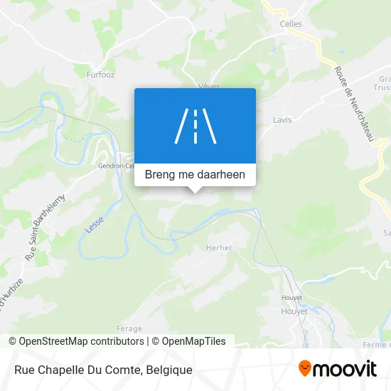 Rue Chapelle Du Comte kaart