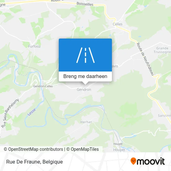 Rue De Fraune kaart