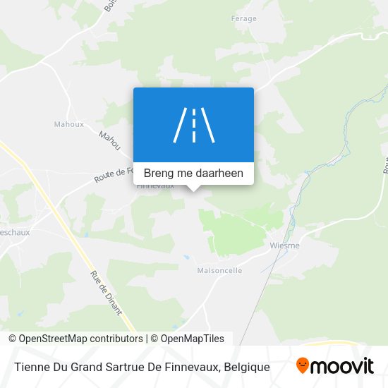 Tienne Du Grand Sartrue De Finnevaux kaart
