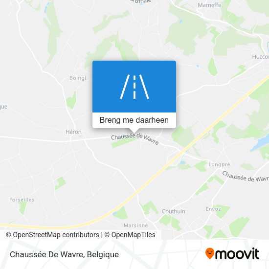 Chaussée De Wavre kaart