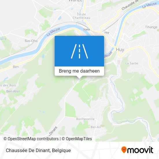 Chaussée De Dinant kaart
