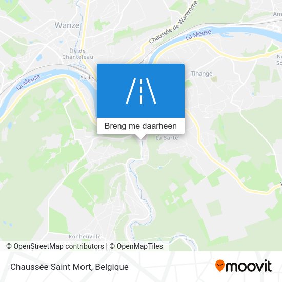 Chaussée Saint Mort kaart