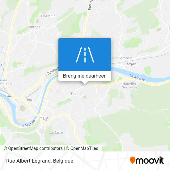 Rue Albert Legrand kaart