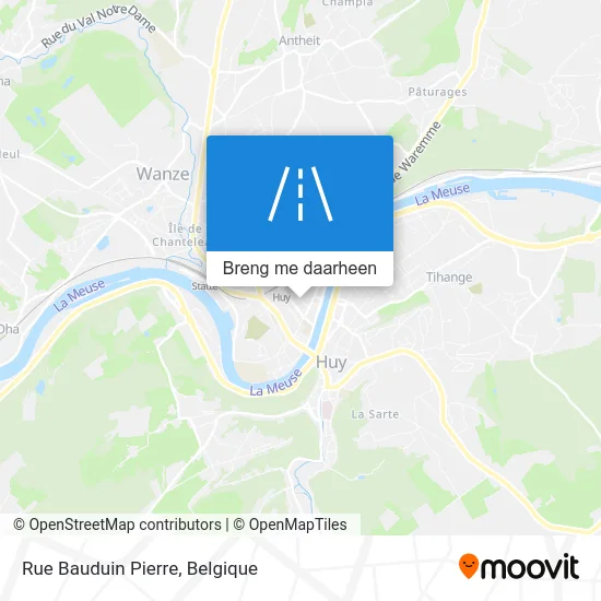 Rue Bauduin Pierre kaart