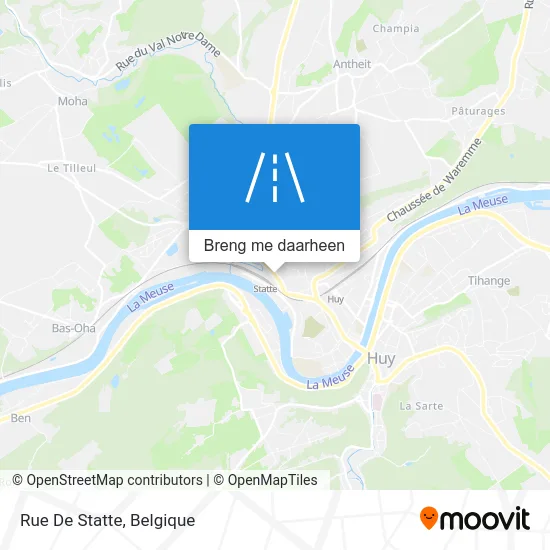 Rue De Statte kaart
