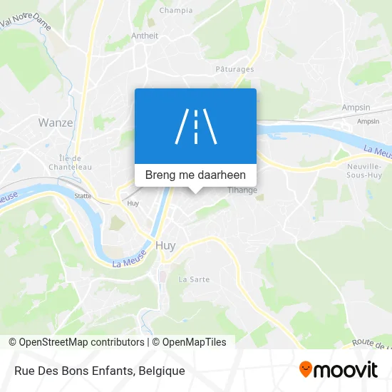 Rue Des Bons Enfants kaart