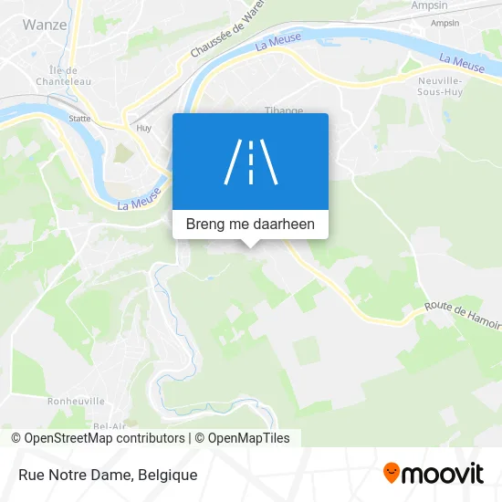 Rue Notre Dame kaart