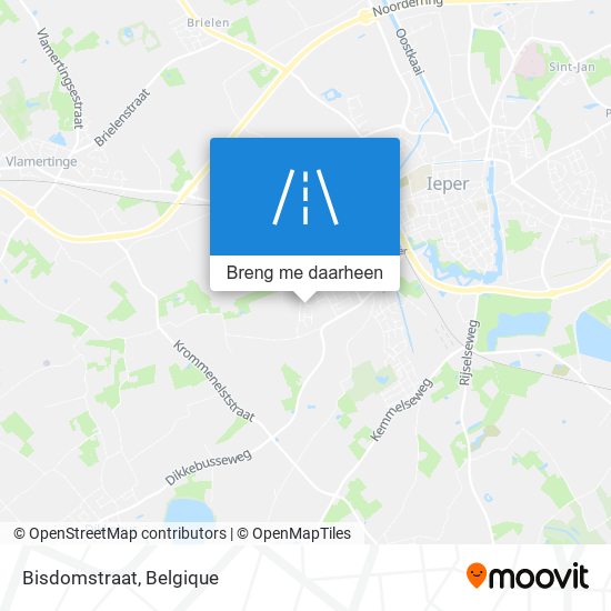 Bisdomstraat kaart