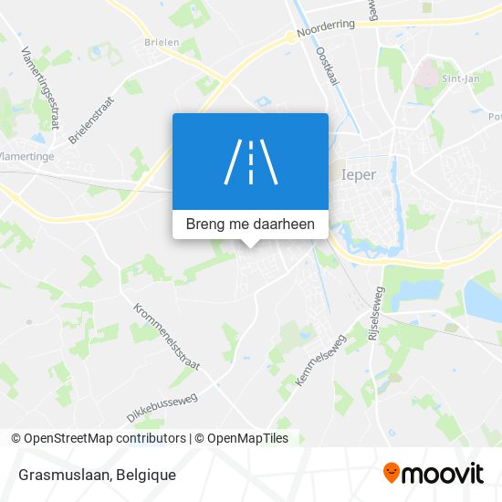 Grasmuslaan kaart