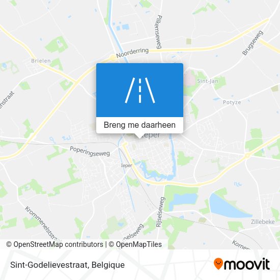 Sint-Godelievestraat kaart