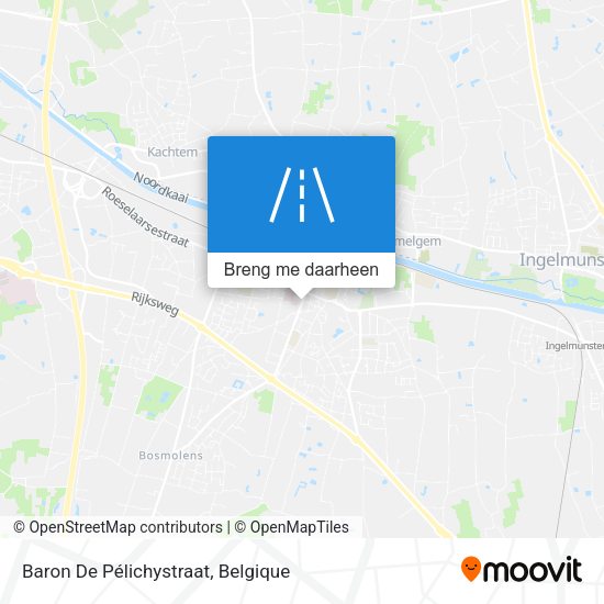 Baron De Pélichystraat kaart