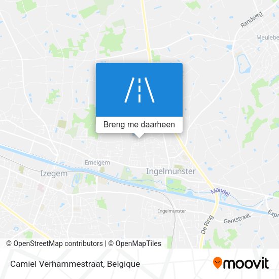 Camiel Verhammestraat kaart