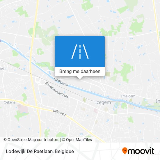 Lodewijk De Raetlaan kaart