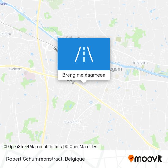 Robert Schummanstraat kaart