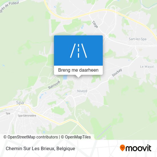 Chemin Sur Les Brieux kaart