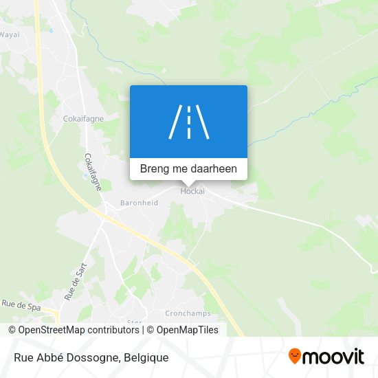 Rue Abbé Dossogne kaart