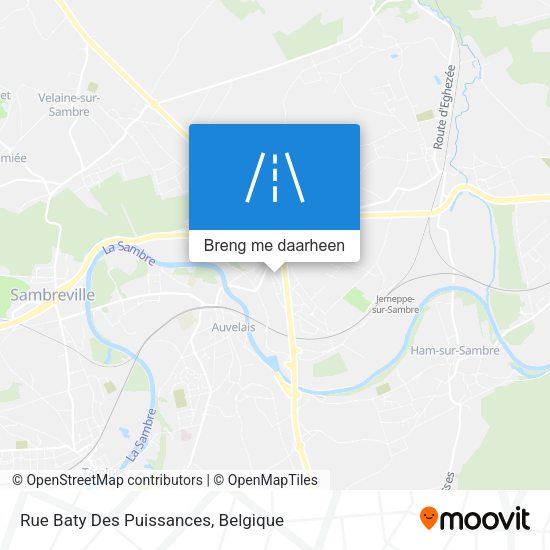 Rue Baty Des Puissances kaart