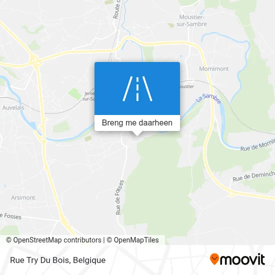 Rue Try Du Bois kaart