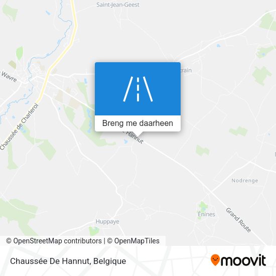 Chaussée De Hannut kaart