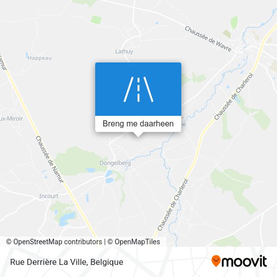 Rue Derrière La Ville kaart