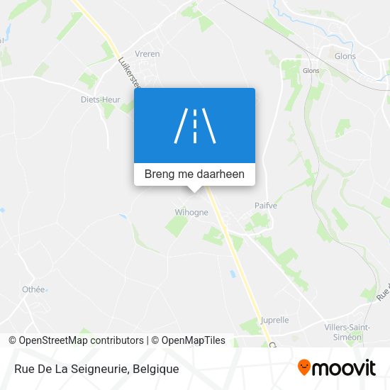 Rue De La Seigneurie kaart