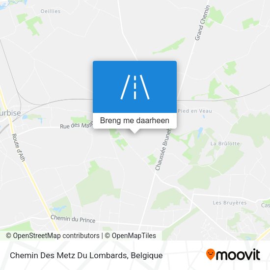 Chemin Des Metz Du Lombards kaart