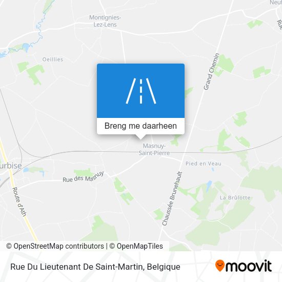 Rue Du Lieutenant De Saint-Martin kaart