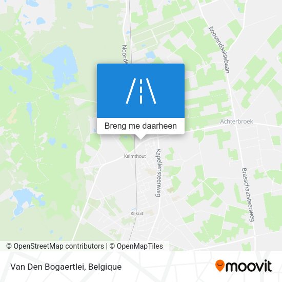 Van Den Bogaertlei kaart