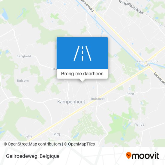 Geilroedeweg kaart