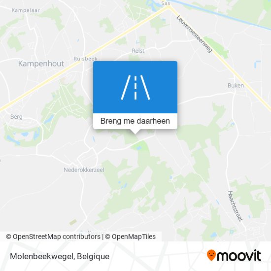 Molenbeekwegel kaart