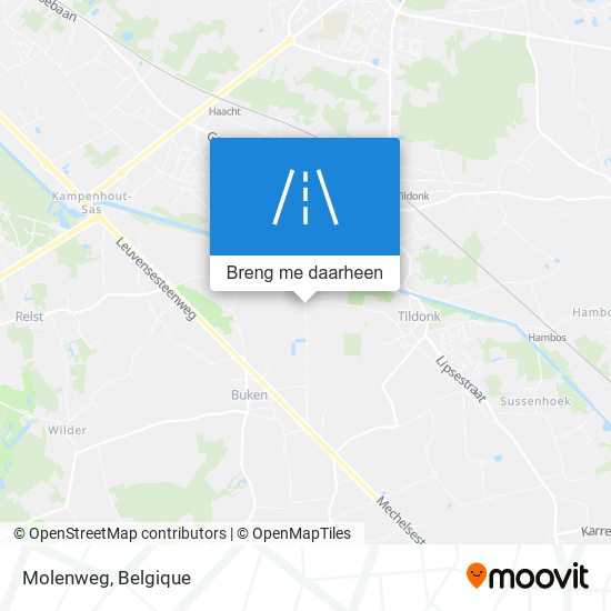 Molenweg kaart