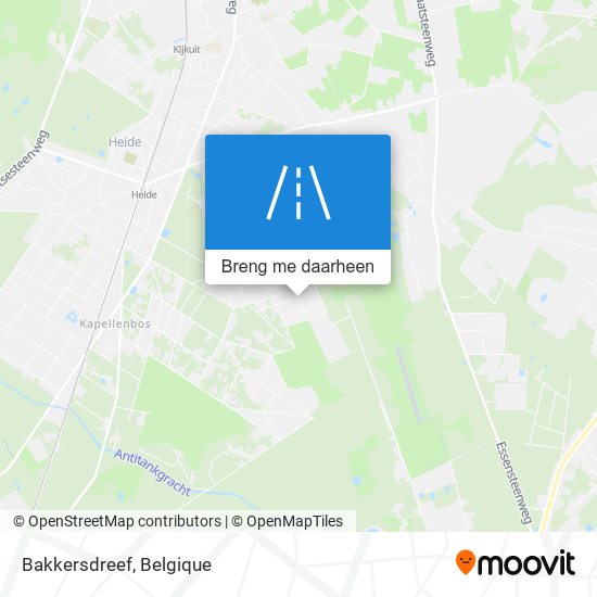 Bakkersdreef kaart