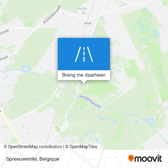 Spreeuwenlei kaart