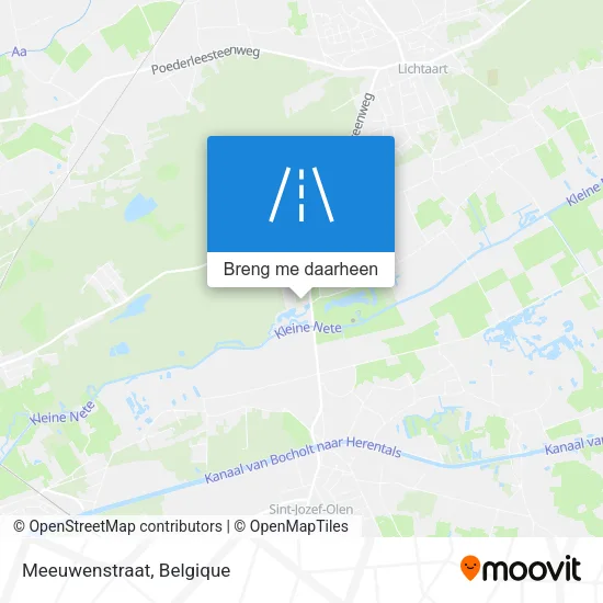 Meeuwenstraat kaart