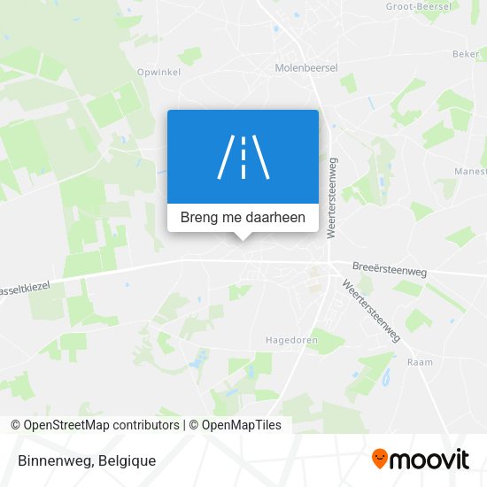 Binnenweg kaart