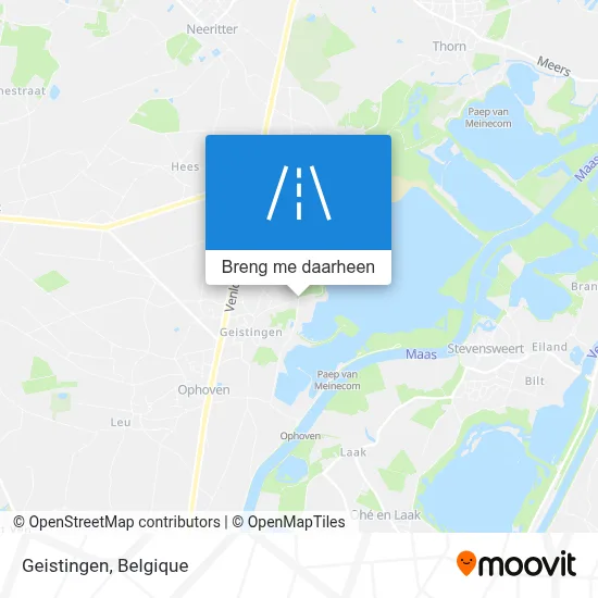 Geistingen kaart