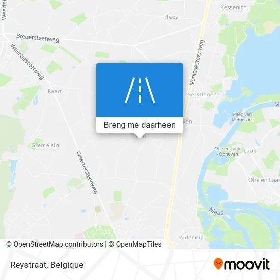 Reystraat kaart