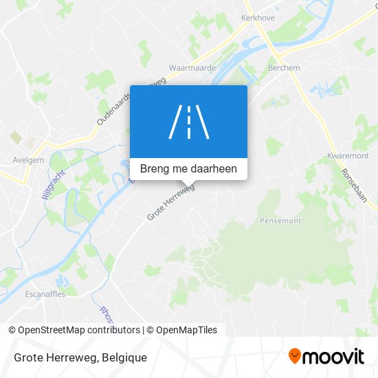 Grote Herreweg kaart