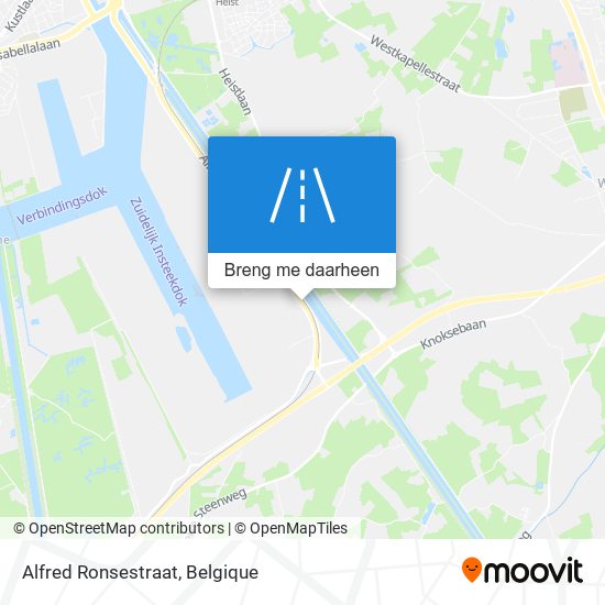 Alfred Ronsestraat kaart