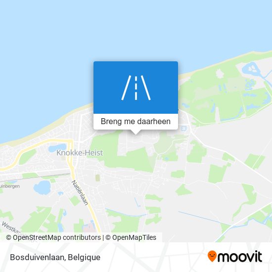 Bosduivenlaan kaart