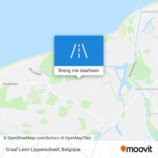 Graaf Leon Lippensdreef kaart