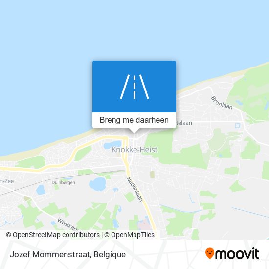 Jozef Mommenstraat kaart